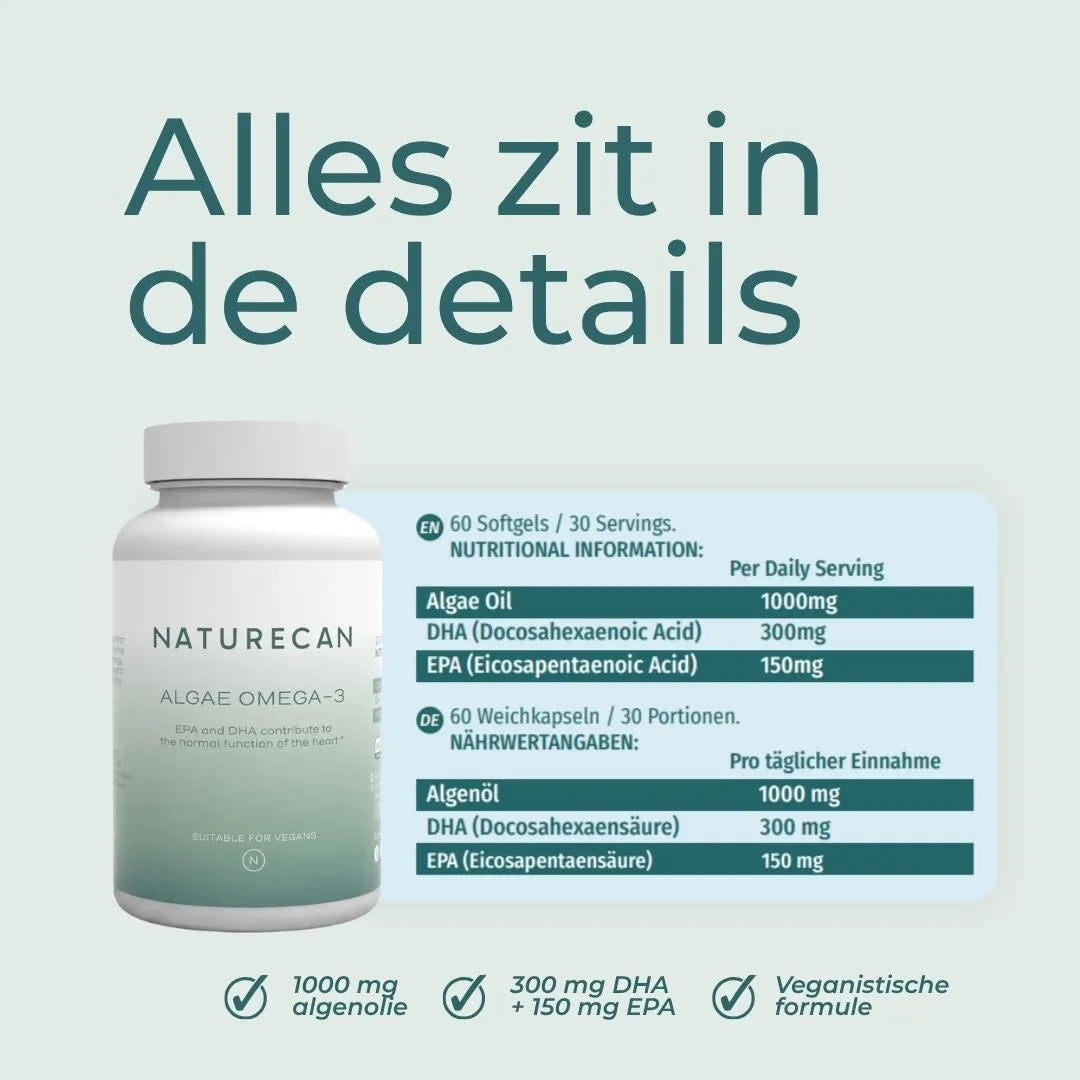 Vegan Algen Omega 3