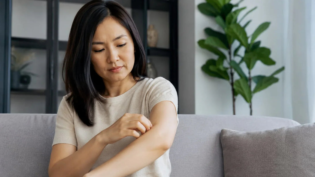 Jeukende huid tijdens de perimenopauze