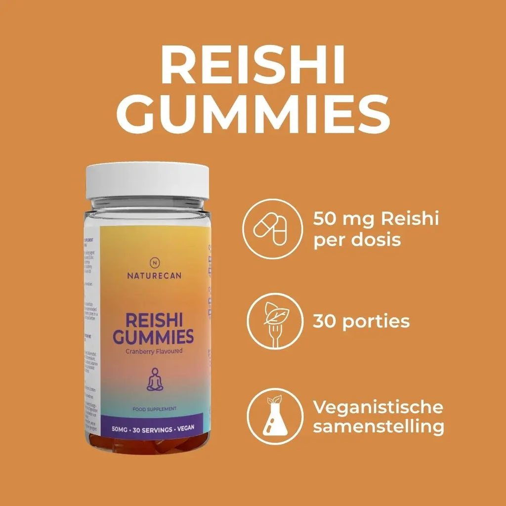 Reishi Paddenstoel Gummies