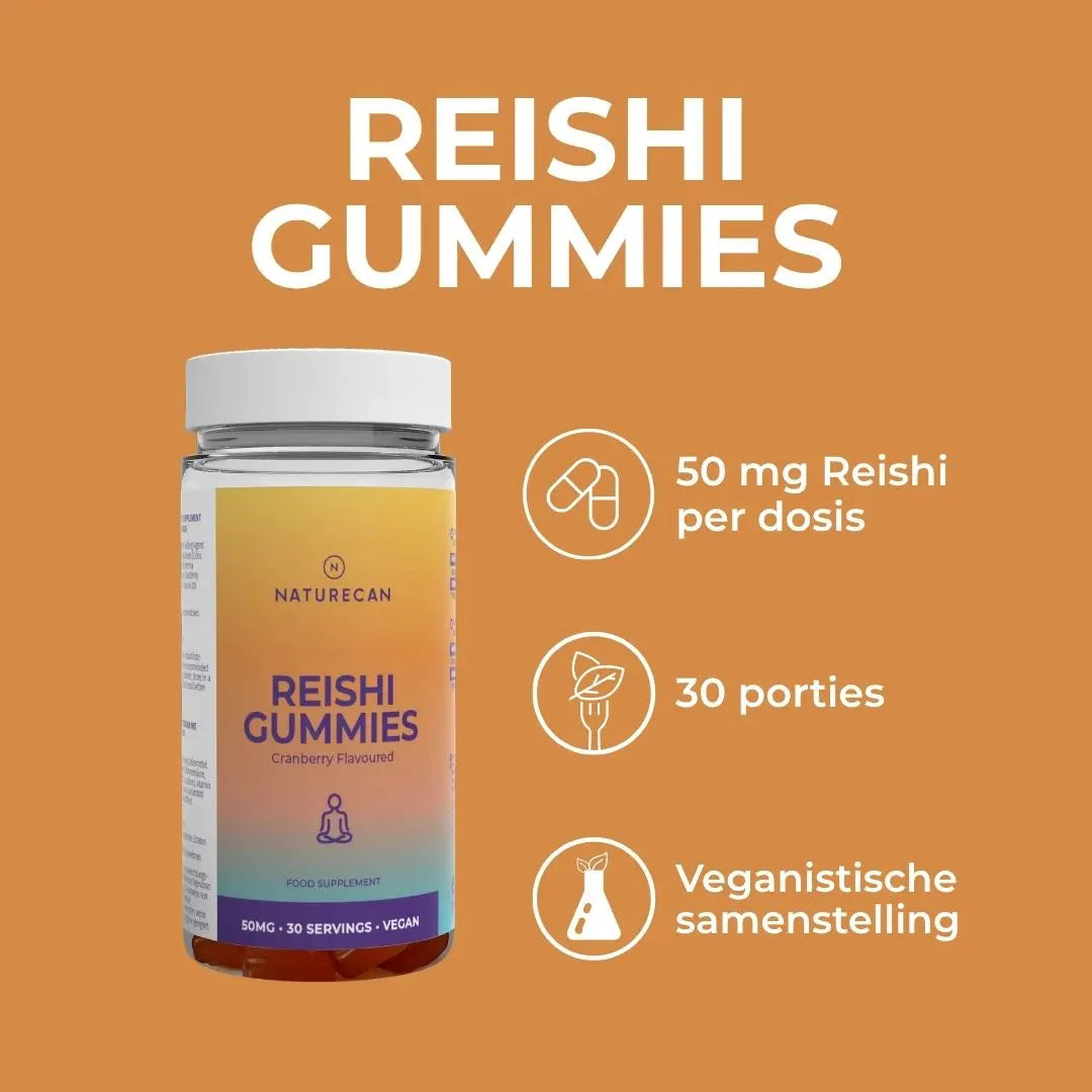 Reishi Paddenstoel Gummies