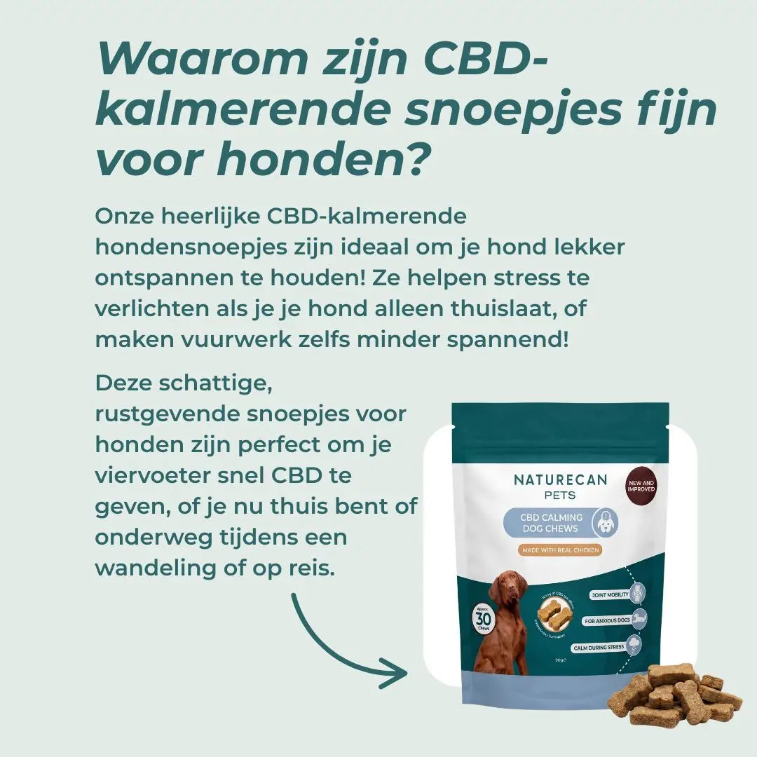 CBD Kalmerende Hondensnoepjes