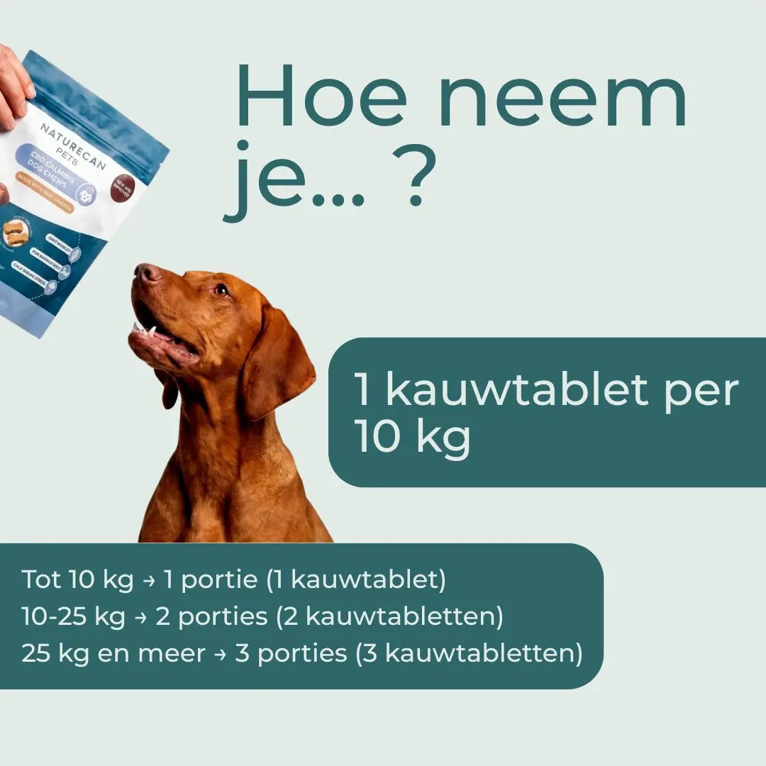 CBD Kalmerende Hondensnoepjes