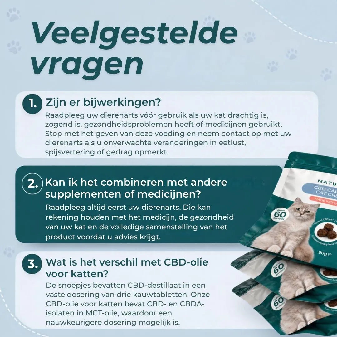 CBD Kalmerende Kattensnoepjes