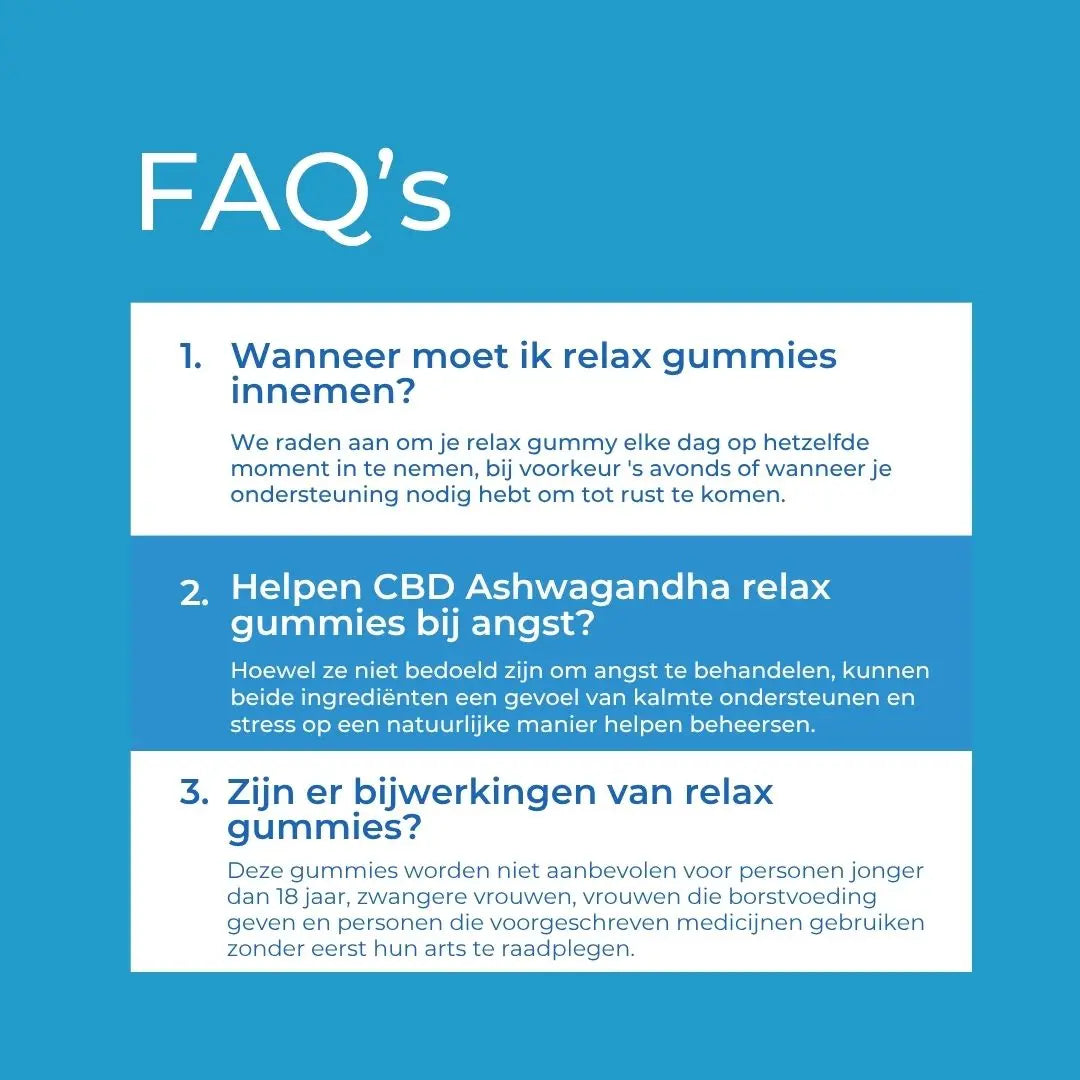 CBD Ashwagandha Relax Gummies