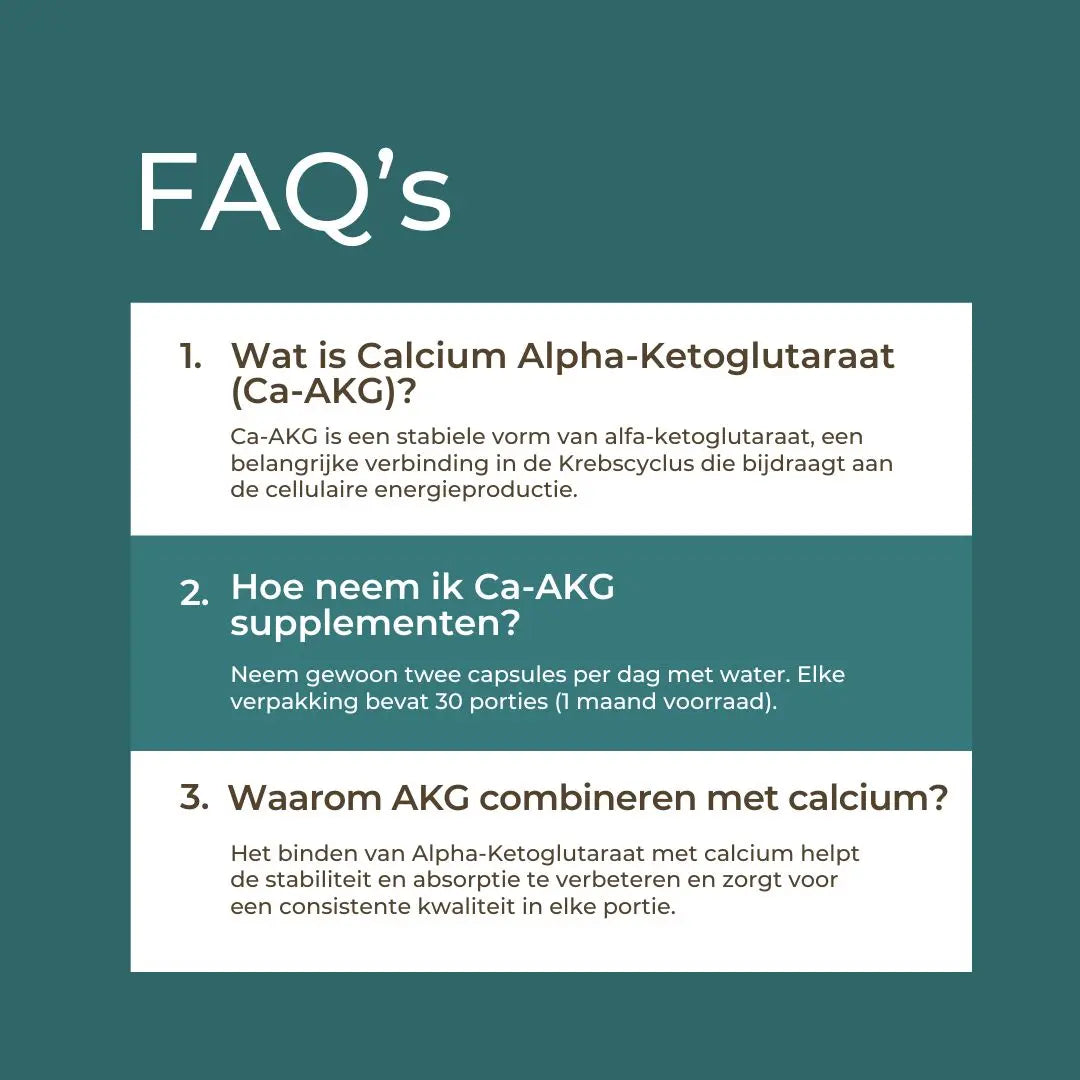 Calcium Alpha-Ketoglutarate (Ca-AKG)