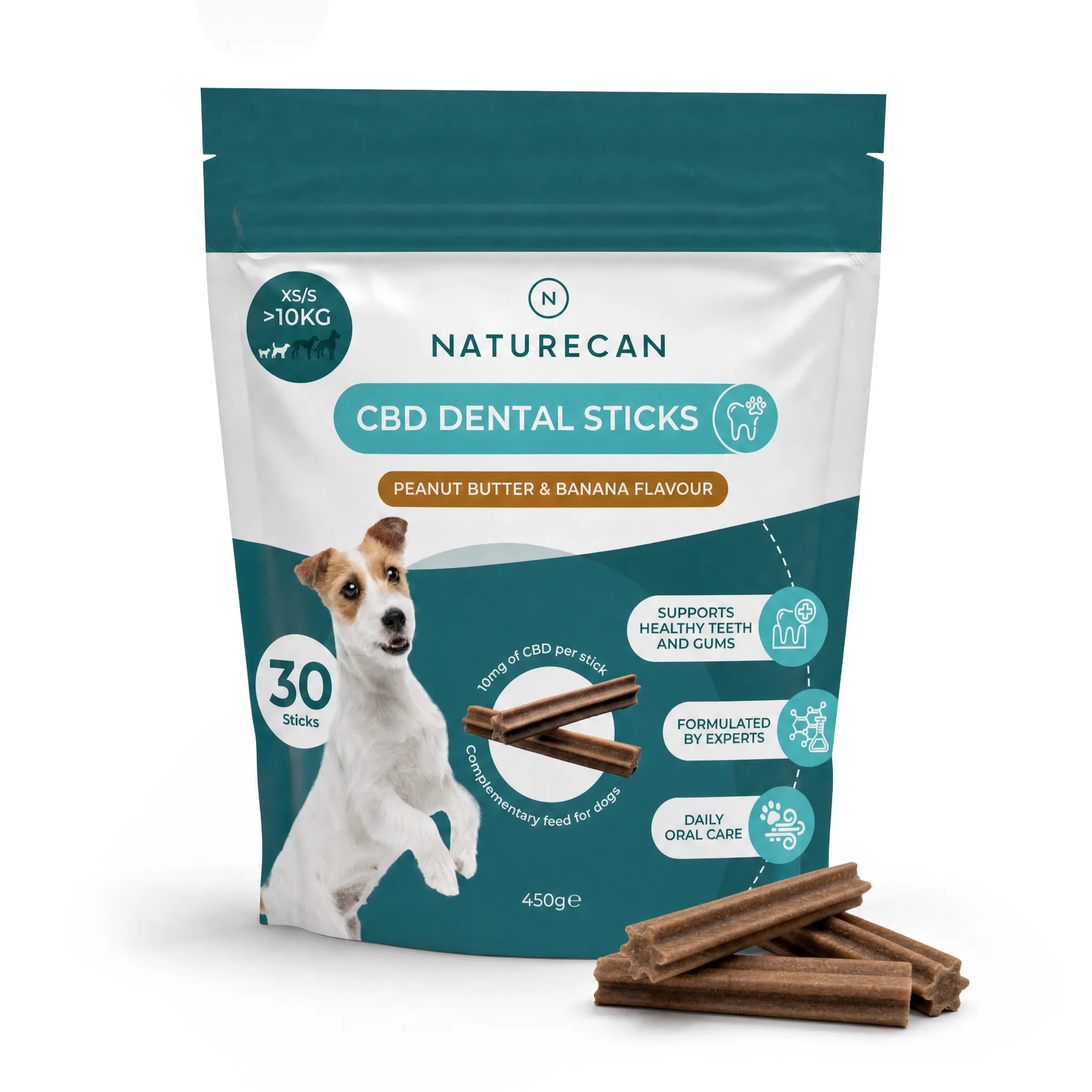 Tandverzorgingsstaafjes met CBD voor honden