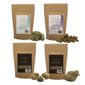 Naturecan Discovery bundel met vier zakjes CBD bloemen.