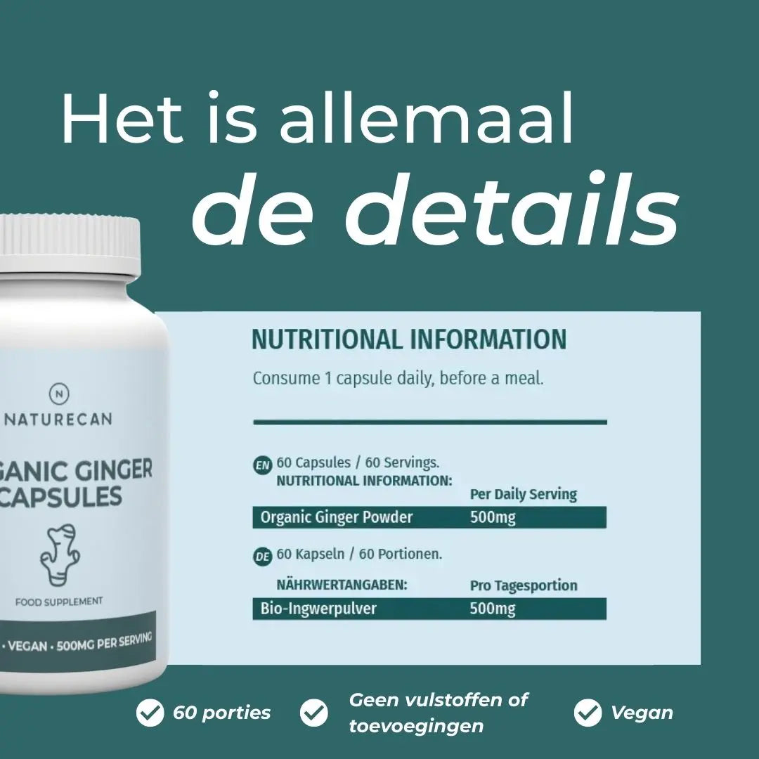 Organic Ginger Supplement