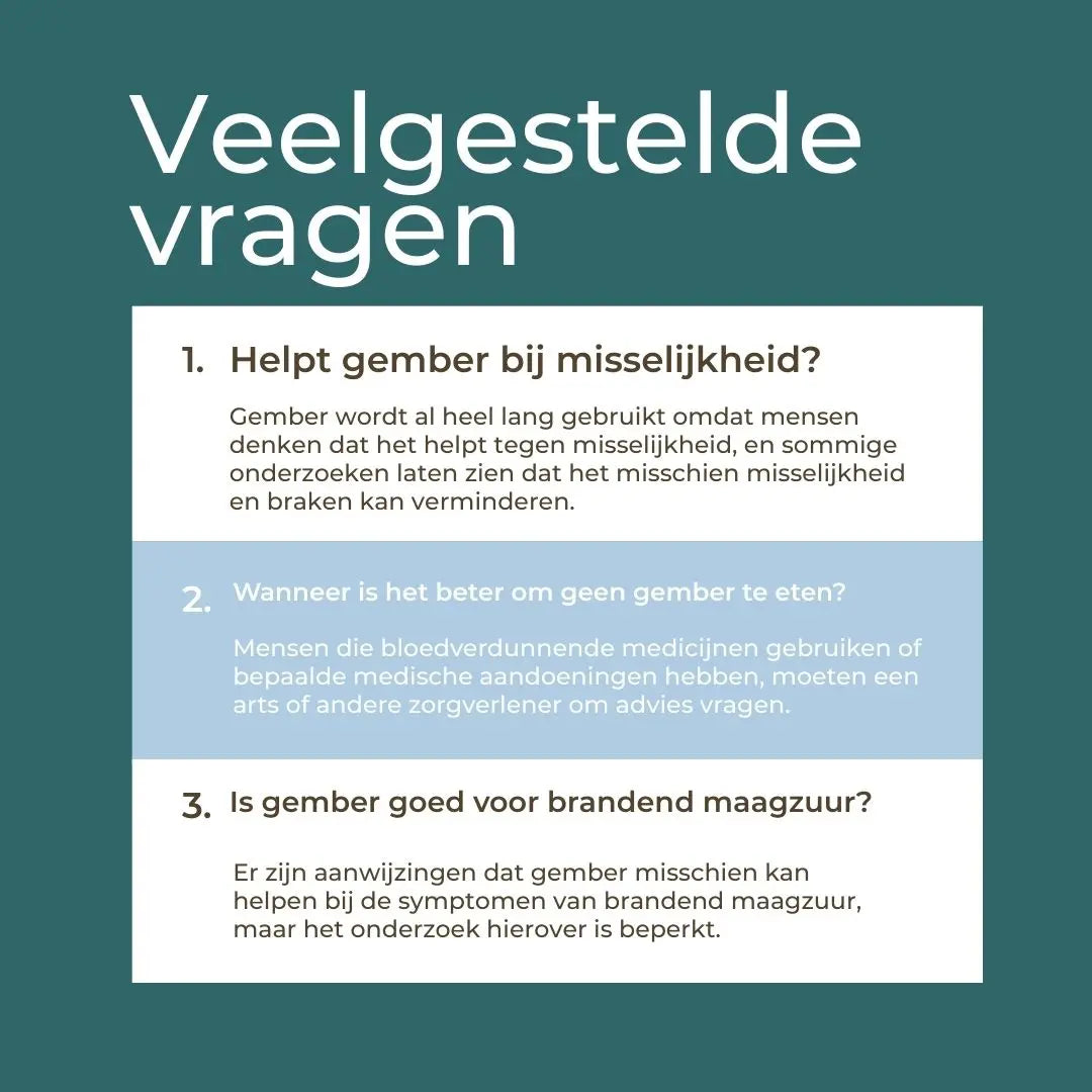 Organic Ginger Supplement