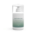 Ontstekingsremmende Zalf in een pompfles met een wit-groene kleurverloop en het merk Naturecan op het etiket.