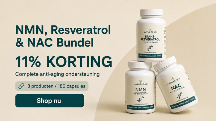 NMN, Resveratrol en NAC longevity bundel