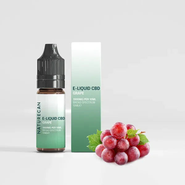 CBD E-liquid Druif  0% Nicotine, Vegan | Naturecan NL