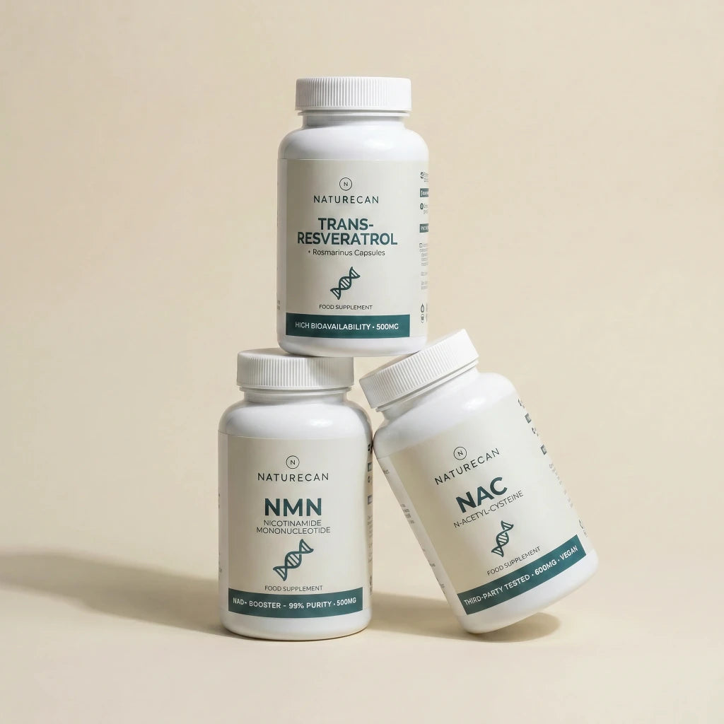 NMN, Resveratrol & NAC Bundel