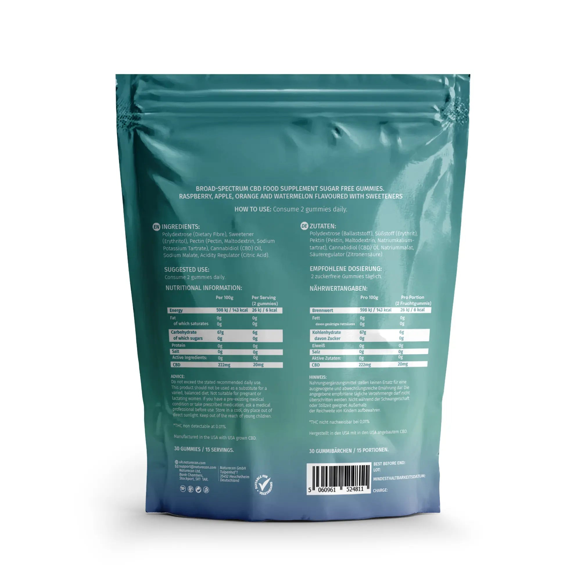 Suikervrije CBD Gummies