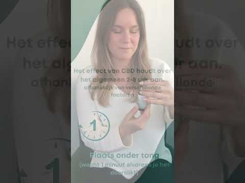 10% CBD Olie Innemen Video